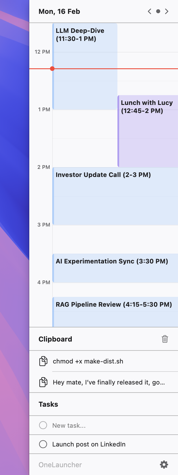 OneLauncher Mobile Screenshot